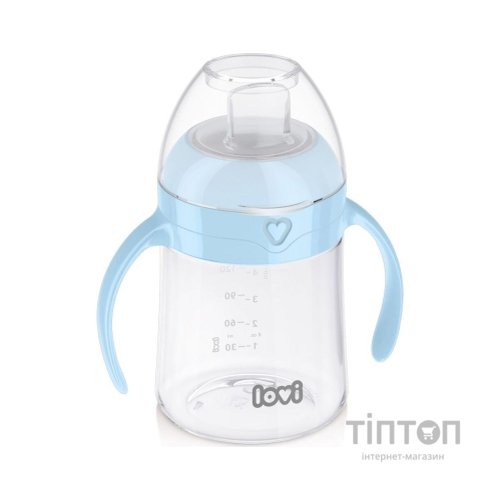 Поїльник-непроливайка Lovi 150 мл - блакитна (35/358)
