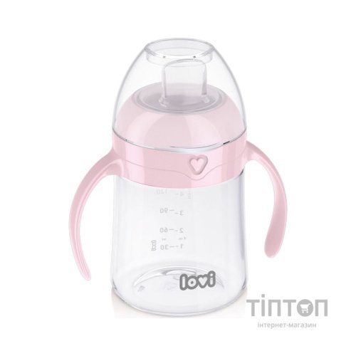 Поїльник-непроливайка Lovi 150 мл - рожева (35/353)