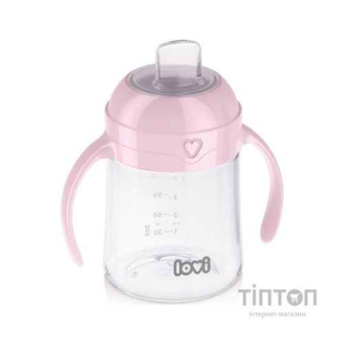 Поїльник-непроливайка Lovi 150 мл - рожева (35/353)