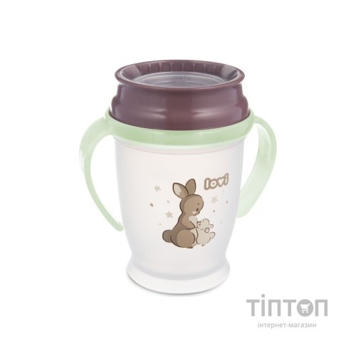 Поїльник-непроливайка Lovi 360 250 мл Night&Day Rabbit (1/610)