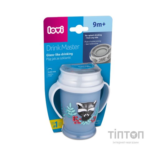 Поїльник-непроливайка Lovi 360 Drink Master Wild Soul Boy 250 мл (1/605new)