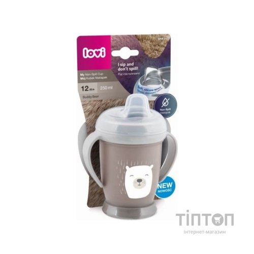 Поїльник-непроливайка Lovi Buddy Bear Junior 250 мл (35/344)