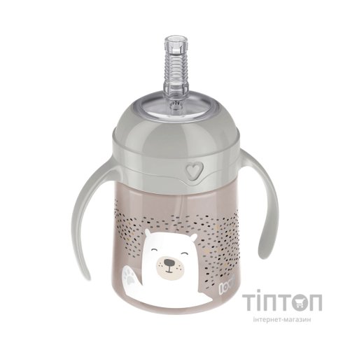 Поїльник-непроливайка Lovi Buddy Bear з трубочкою та обтяжувачем 150 мл (35/360)