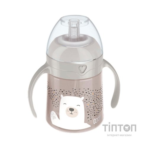 Поїльник-непроливайка Lovi Buddy Bear з трубочкою та обтяжувачем 150 мл (35/360)