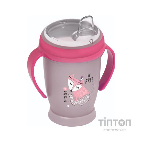 Поїльник-непроливайка Lovi Indian Summer Junior 250 мл Рожевий (35/346girl)