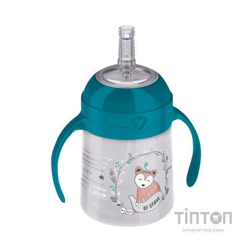 Поїльник-непроливайка Lovi Indian Summer з трубочкою та обтяжувачем 150 мл (35/362)