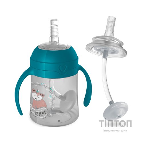 Поїльник-непроливайка Lovi Indian Summer з трубочкою та обтяжувачем 150 мл (35/362)