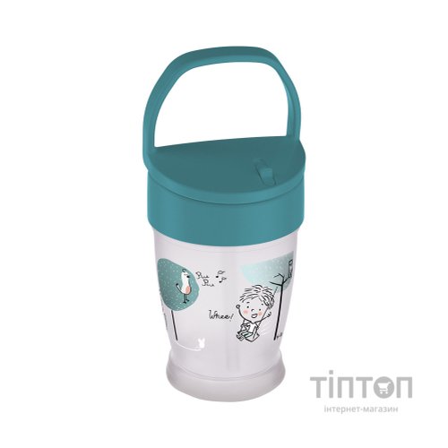 Поїльник-непроливайка Lovi Lovely Boy із силіконовою трубочкою 250 мл (35/354boy)