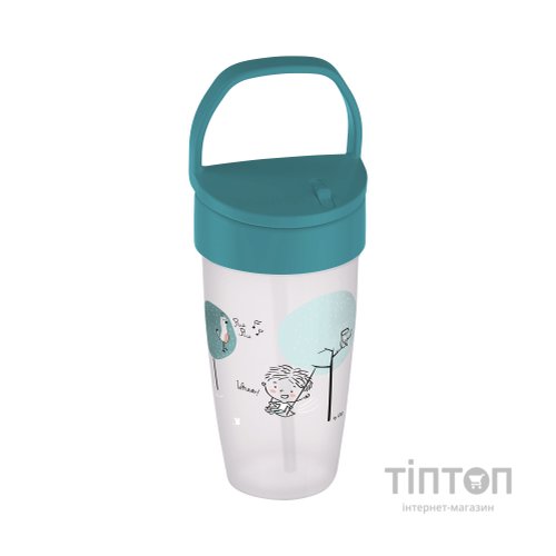 Поїльник-непроливайка Lovi Lovely Boy із силіконовою трубочкою 350 мл (35/355boy)