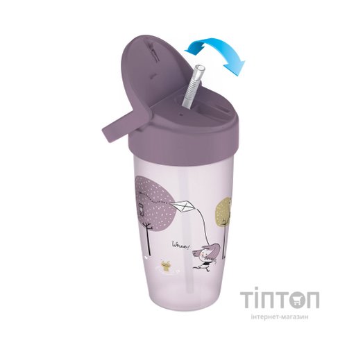 Поїльник-непроливайка Lovi Lovely Boy із силіконовою трубочкою 350 мл (35/355girl)