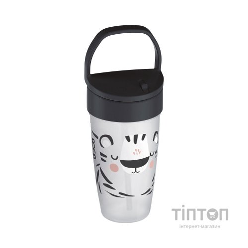 Поїльник-непроливайка Lovi Salt & Pepper із силіконовою трубочкою 350 мл (35/357)