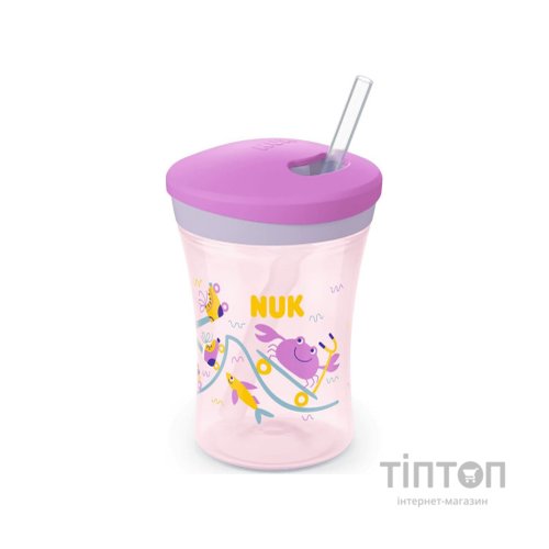 Поїльник-непроливайка Nuk Evolution Action Cup Ocean 230 мл (3952422)