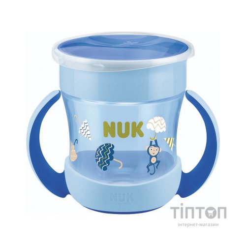 Поїльник-непроливайка Nuk Evolution Mini Magic 160 мл Синій (3952385)