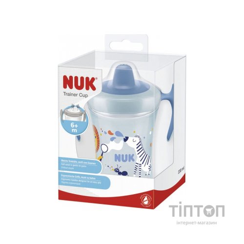 Поїльник-непроливайка Nuk Evolution Trainer Zebra 230 мл (3953129)