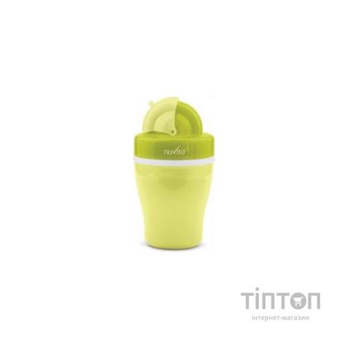 Поїльник-непроливайка Nuvita 18м+ 200мл. с трубочкой салатовый (NV1436Lime)
