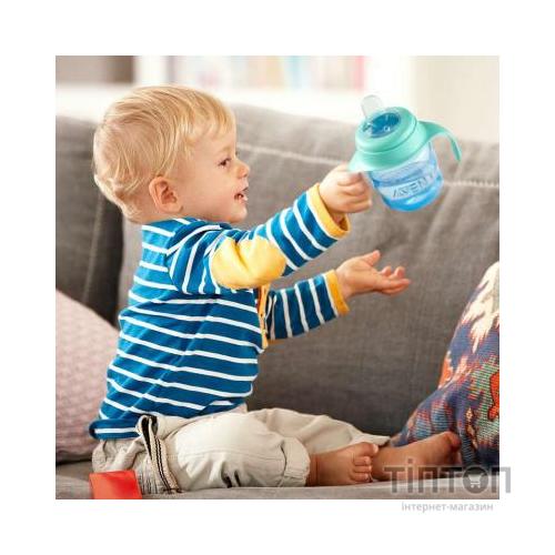 Поїльник-непроливайка Philips AVENT з м'яким носиком 200 мл блакитний, 6 міс+ (SCF551/05)