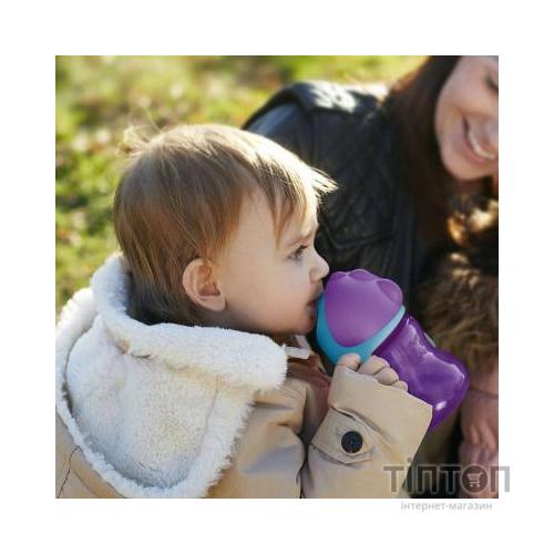 Поїльник-непроливайка Philips AVENT з трубочкою 210 мл 9 міс+, бузковий (SCF796/02)