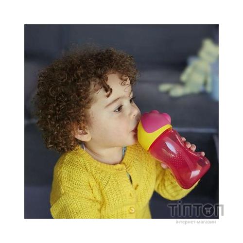 Поїльник-непроливайка Philips AVENT з трубочкою 300 мл 12 міс+, рожевий (SCF798/02)