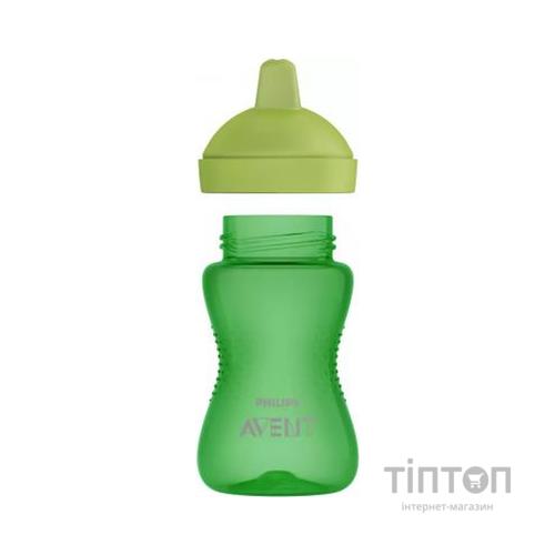 Поїльник-непроливайка Philips AVENT з твердим носиком Зелена 300 мл (SCF804/03)