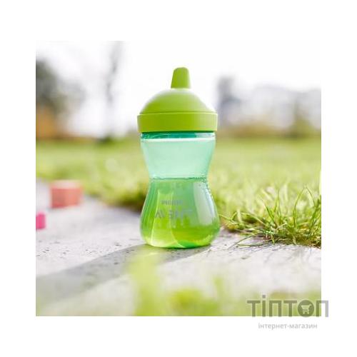 Поїльник-непроливайка Philips AVENT з твердим носиком Зелена 300 мл (SCF804/03)