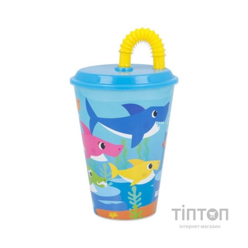 Поїльник-непроливайка Stor Baby Shark, Easy Sport Tumbler 430 ml (Stor-13530)