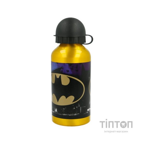 Поїльник-непроливайка Stor DC Batman Symbol, Aluminium Bottle 400 ml (Stor-85534)