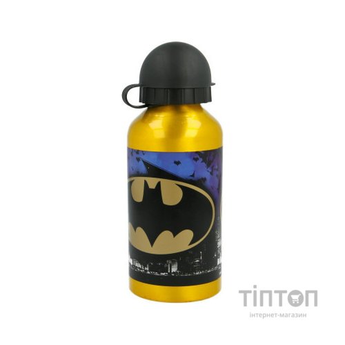 Поїльник-непроливайка Stor DC Batman Symbol, Aluminium Bottle 400 ml (Stor-85534)