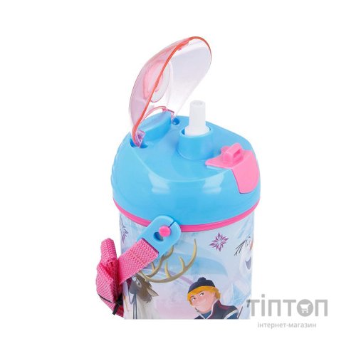 Поїльник-непроливайка Stor Disney - Frozen Iridescent Aqua, Pop Up Canteen 450 ml (Stor-17969)