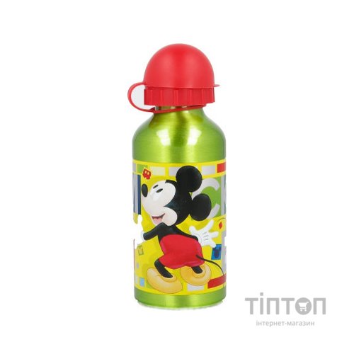Поїльник-непроливайка Stor Disney - Mickey Mouse, Aluminium Bottle 400 ml (Stor-44234)