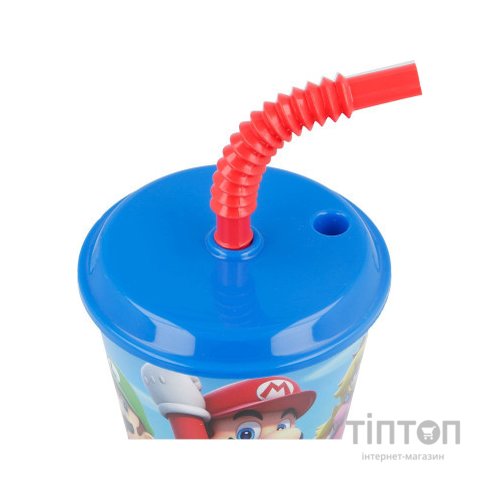 Поїльник-непроливайка Stor Easy Sport Tumbler 430 мл Super Mario (Stor-21430)