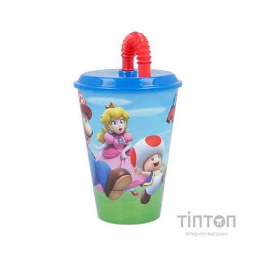 Поїльник-непроливайка Stor Easy Sport Tumbler 430 мл Super Mario (Stor-21430)