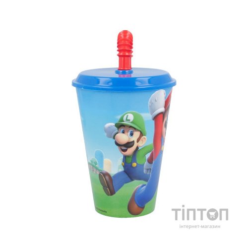 Поїльник-непроливайка Stor Easy Sport Tumbler 430 мл Super Mario (Stor-21430)