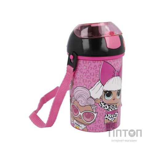 Поїльник-непроливайка Stor LOL Surprise - Rock On, Pop Up Canteen 450 ml (Stor-16869)