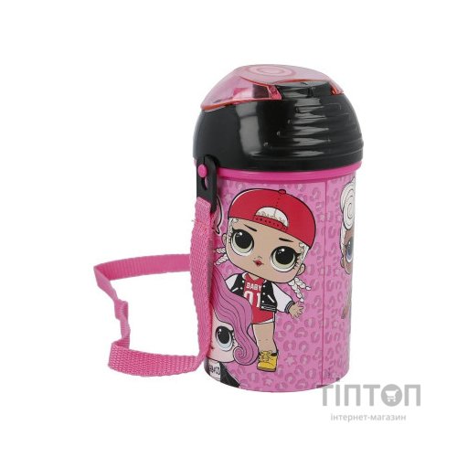 Поїльник-непроливайка Stor LOL Surprise - Rock On, Pop Up Canteen 450 ml (Stor-16869)
