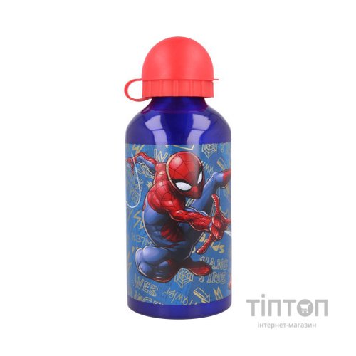 Поїльник-непроливайка Stor Marvel - Spiderman Graffiti, Aluminium Bottle 500 ml (Stor-37939)