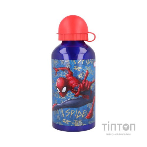 Поїльник-непроливайка Stor Marvel - Spiderman Graffiti, Aluminium Bottle 500 ml (Stor-37939)