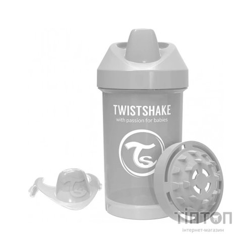 Поїльник-непроливайка Twistshake 300 мл 78278 сіра (69891)