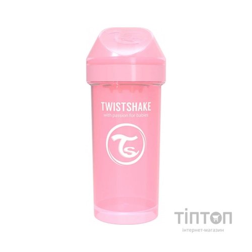 Поїльник-непроливайка Twistshake 360 мл 78279 світло-рожева (69893)