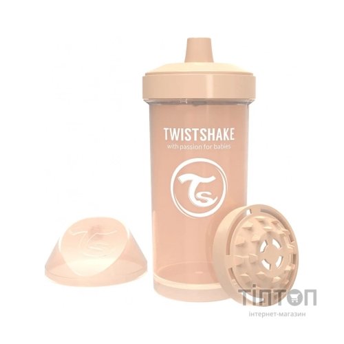 Поїльник-непроливайка Twistshake 360 мл 78283 бежева (69897)