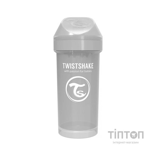 Поїльник-непроливайка Twistshake 360 мл 78284 сіра (69898)