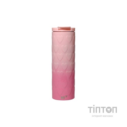 Поїльник-непроливайка Yes термочашка Pink Heart 420мл (707336)