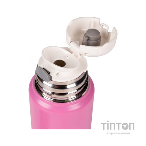 Поїльник-непроливайка Yes Термос Fusion з чашкою, 420 мл, рожевий (708208)