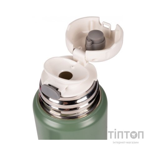 Поїльник-непроливайка Yes Термос Fusion з чашкою, 420 мл, зелений (708207)