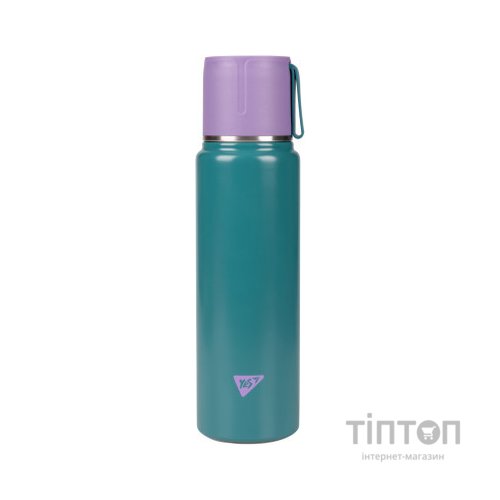 Поїльник-непроливайка Yes Термос Fusion з чашкою, 500 мл, зелений (708210)