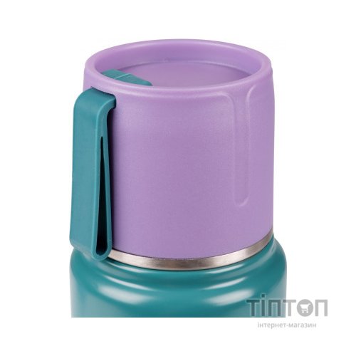 Поїльник-непроливайка Yes Термос Fusion з чашкою, 500 мл, зелений (708210)