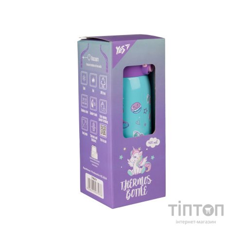Поїльник-непроливайка Yes Термос Glamour 420 мл (708201)