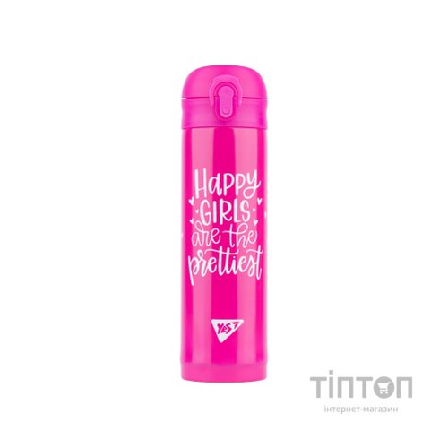 Поїльник-непроливайка Yes термос Happy Girls 420 мл (707573)