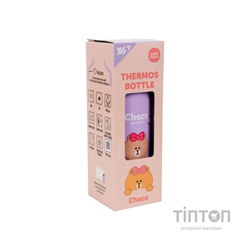 Поїльник-непроливайка Yes термос Line friends 350 мл (707943)