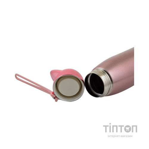 Поїльник-непроливайка Yes термос Pink Cat 320 мл (707275)