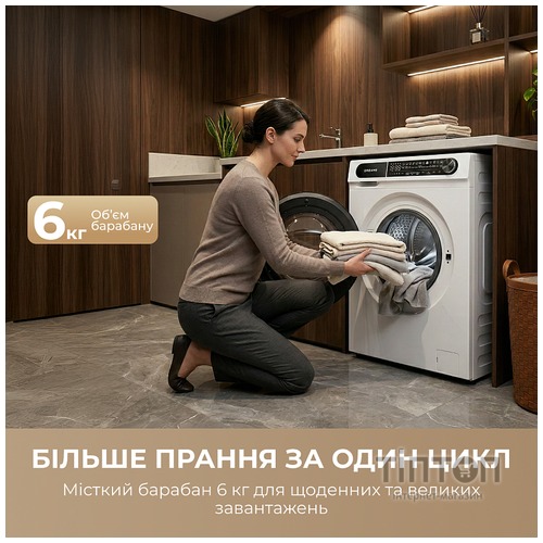 Пральна машина автоматична Dreame S6 (DWF06S30CA)